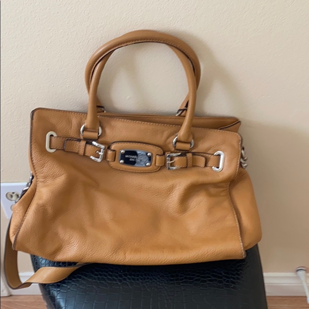Tan Michael Kors bag